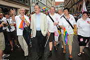 OB Christian Ude begleitete die CSD Parade 2010 (Foto: Ingrid Grossmann)